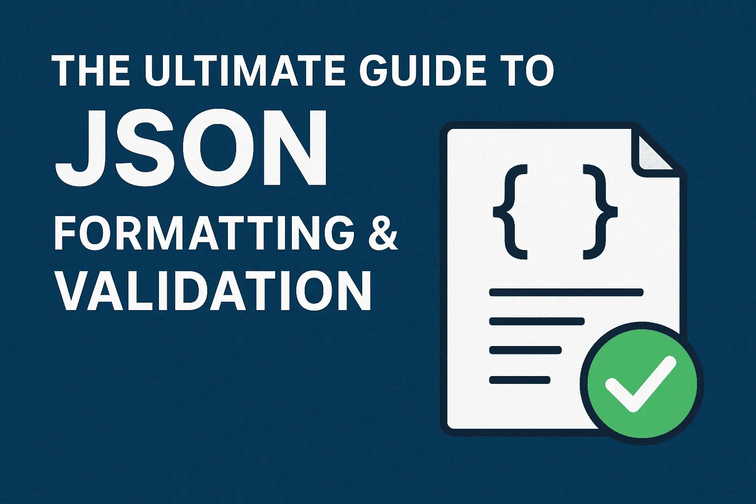 The Ultimate Guide to JSON Formatting & Validation